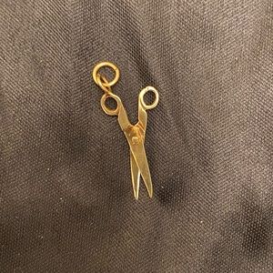 Cute 14k scissor charm.